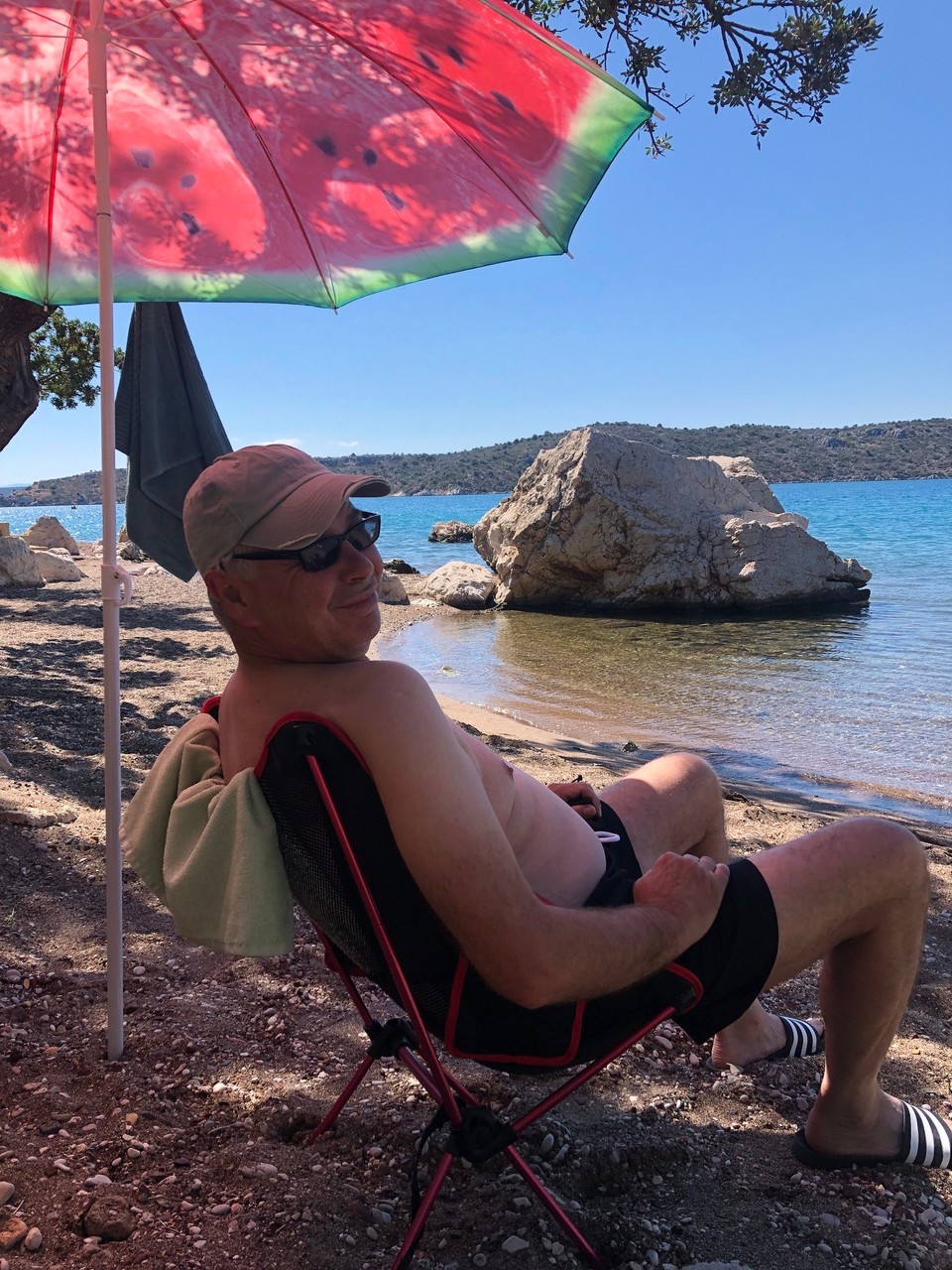 Griechenland - Nafplion - Tag am Strand in Lefka Beach 