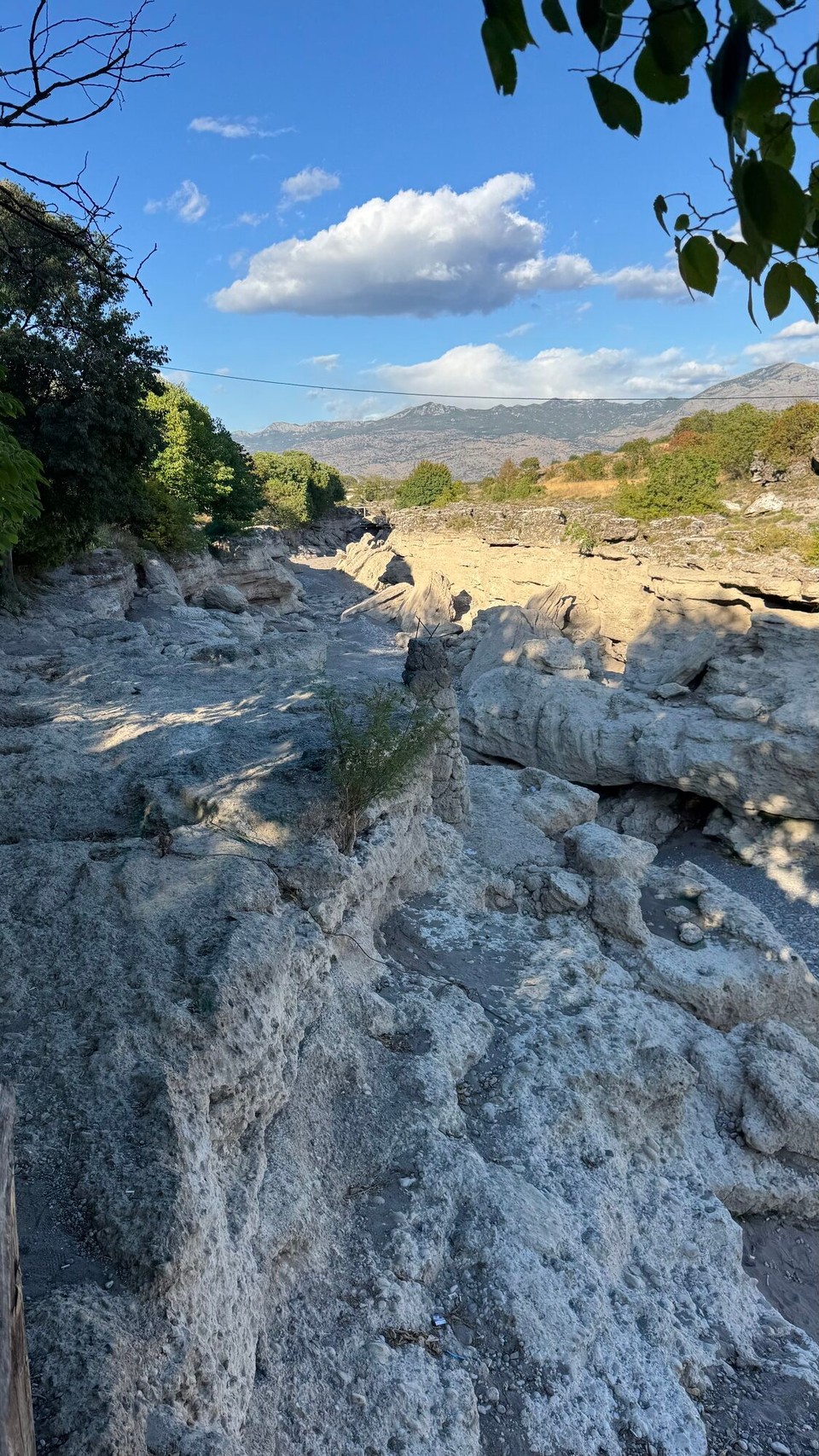 Montenegro - Podgorica - Das war die Realität, irgendjemand hatte den Wasserhahn zugedreht.
