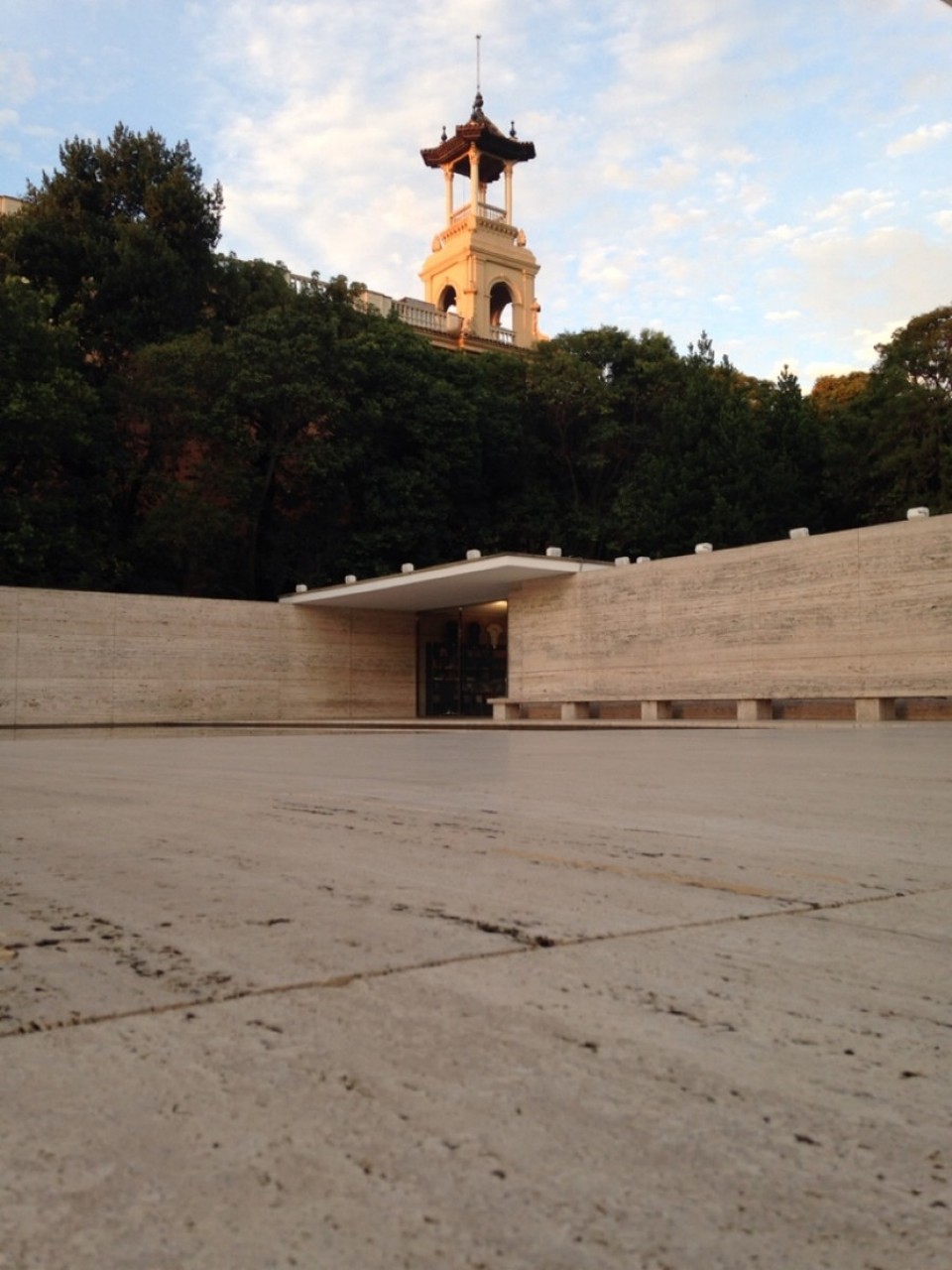 Spanien - Barcelona - Der deutsche Pavillion ... oder offiziell Pavello Mies van der Rohe