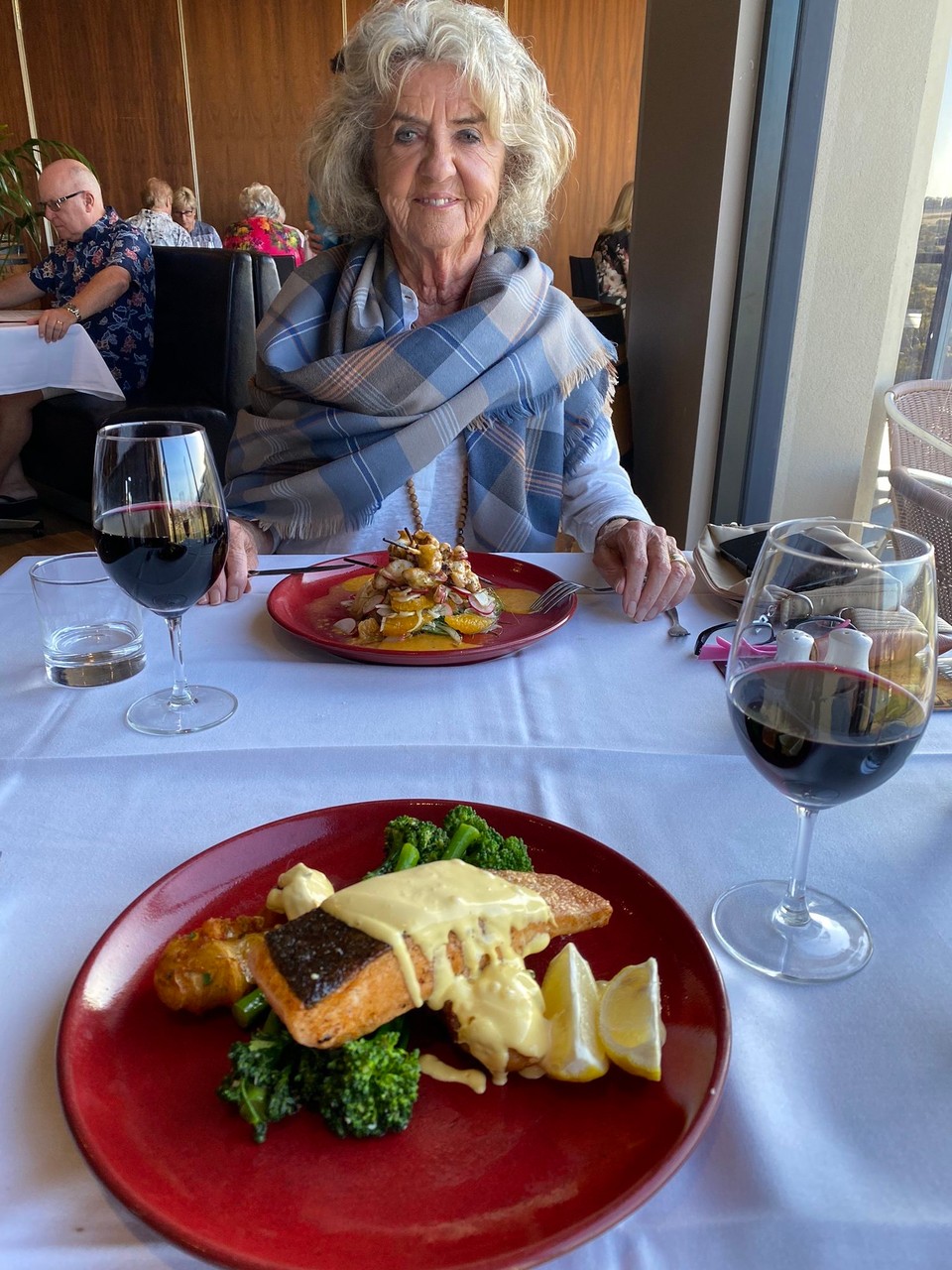 Australien - Victor Harbor - Beim Nachtessen im Restaurant des Golfhotels 