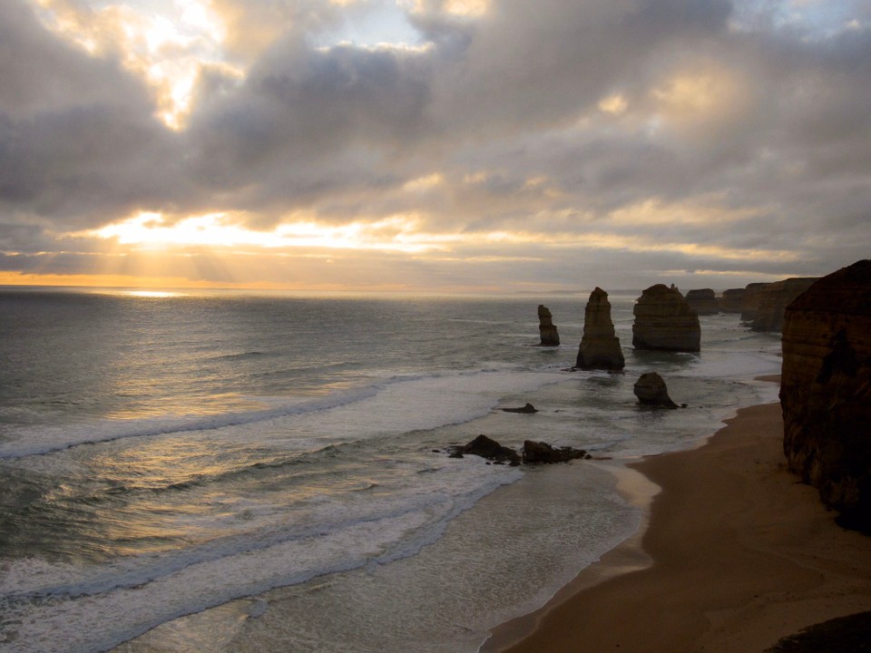 Australien - Princetown - Stimmung am Abend vor Sonnenuntergang 