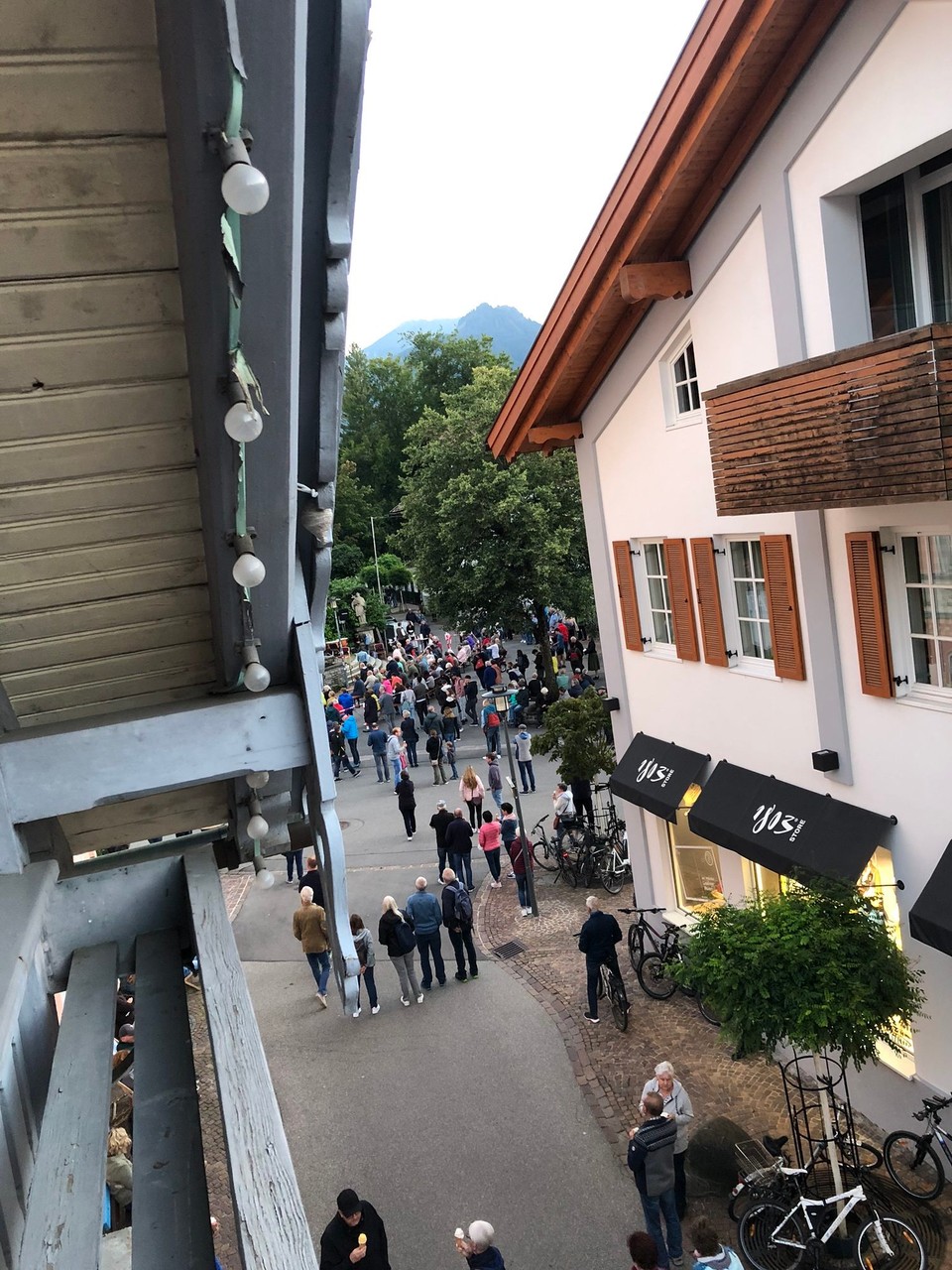 Deutschland - Oberstdorf - Blick auf den Marktplatzä