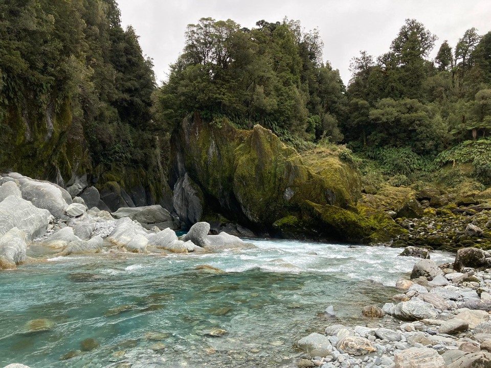 Neuseeland - Whataroa - Auf der Suche nach dem orangenen Dreieck, na schon entdeckt?