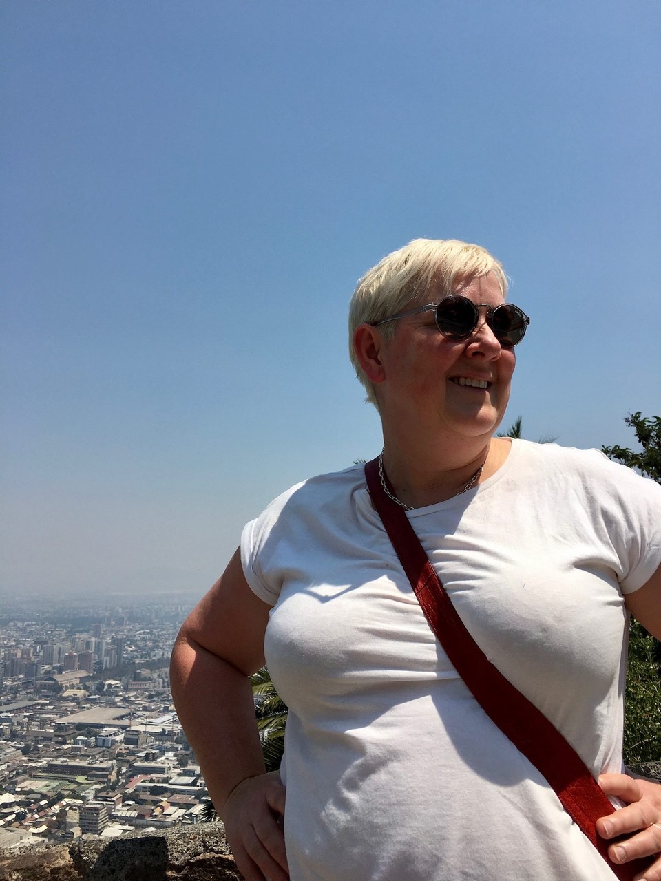 Chile - Santiago - Me, in my superhero pose