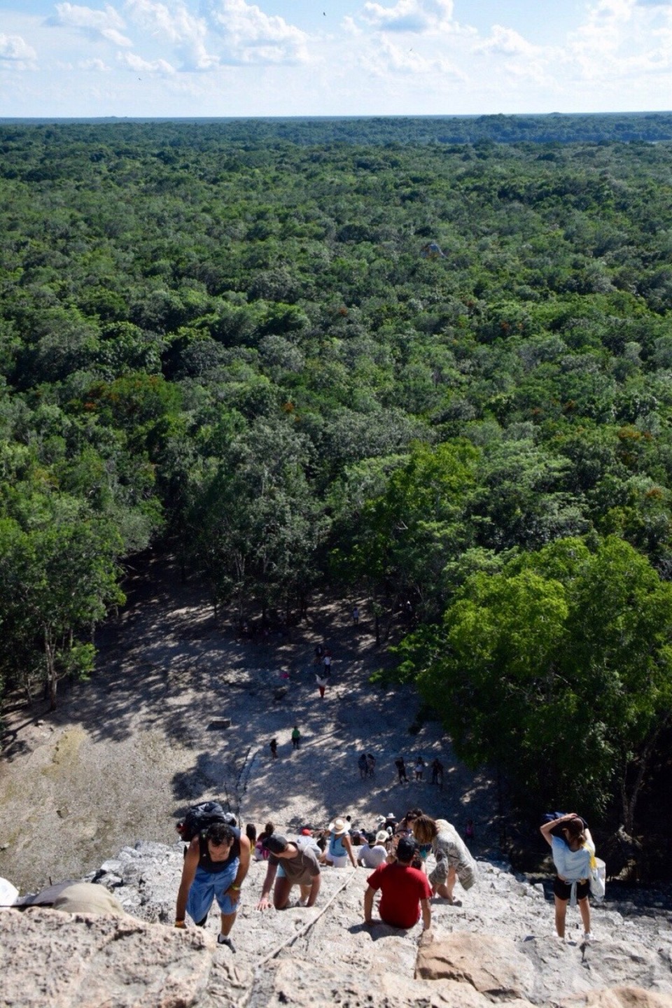 Mexiko - Cobá - Na gut, der Ausblick entschädigt 