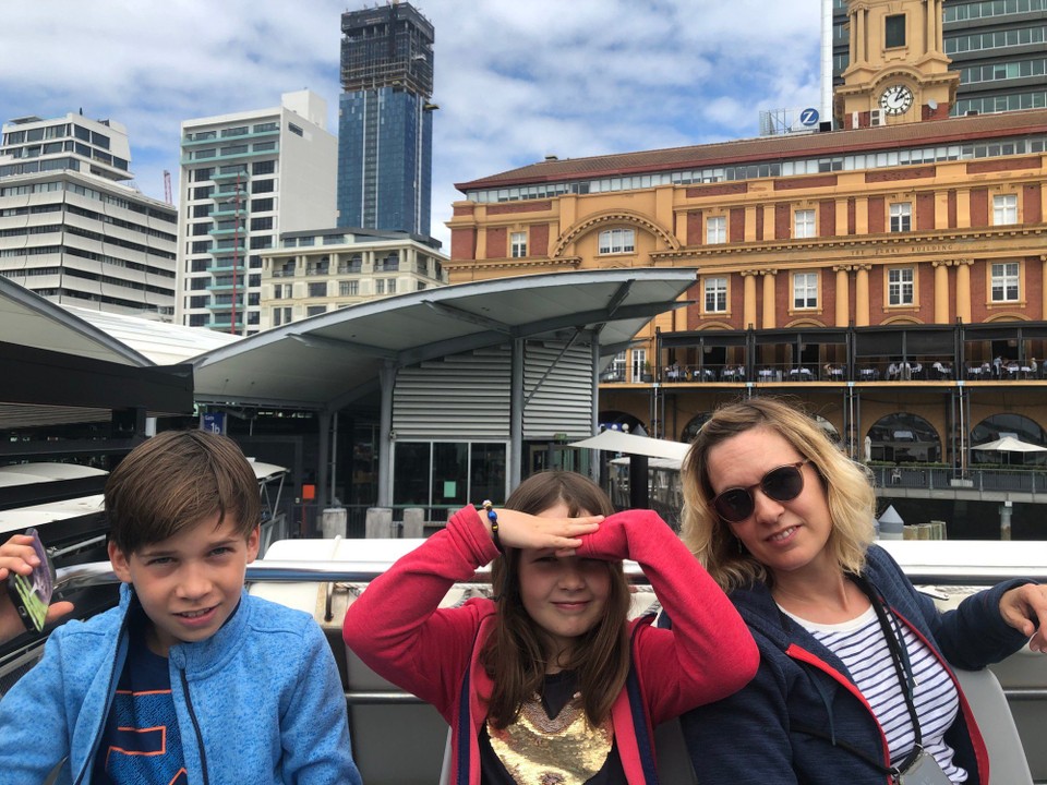 Neuseeland - Auckland - Mit der Fähre fahren wir in den Stadtteil Devonport