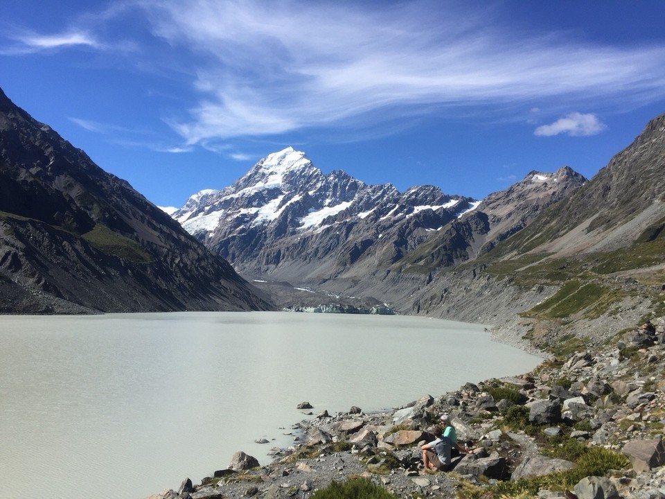 Neuseeland -  - Am Fuße des Mt. Cook 