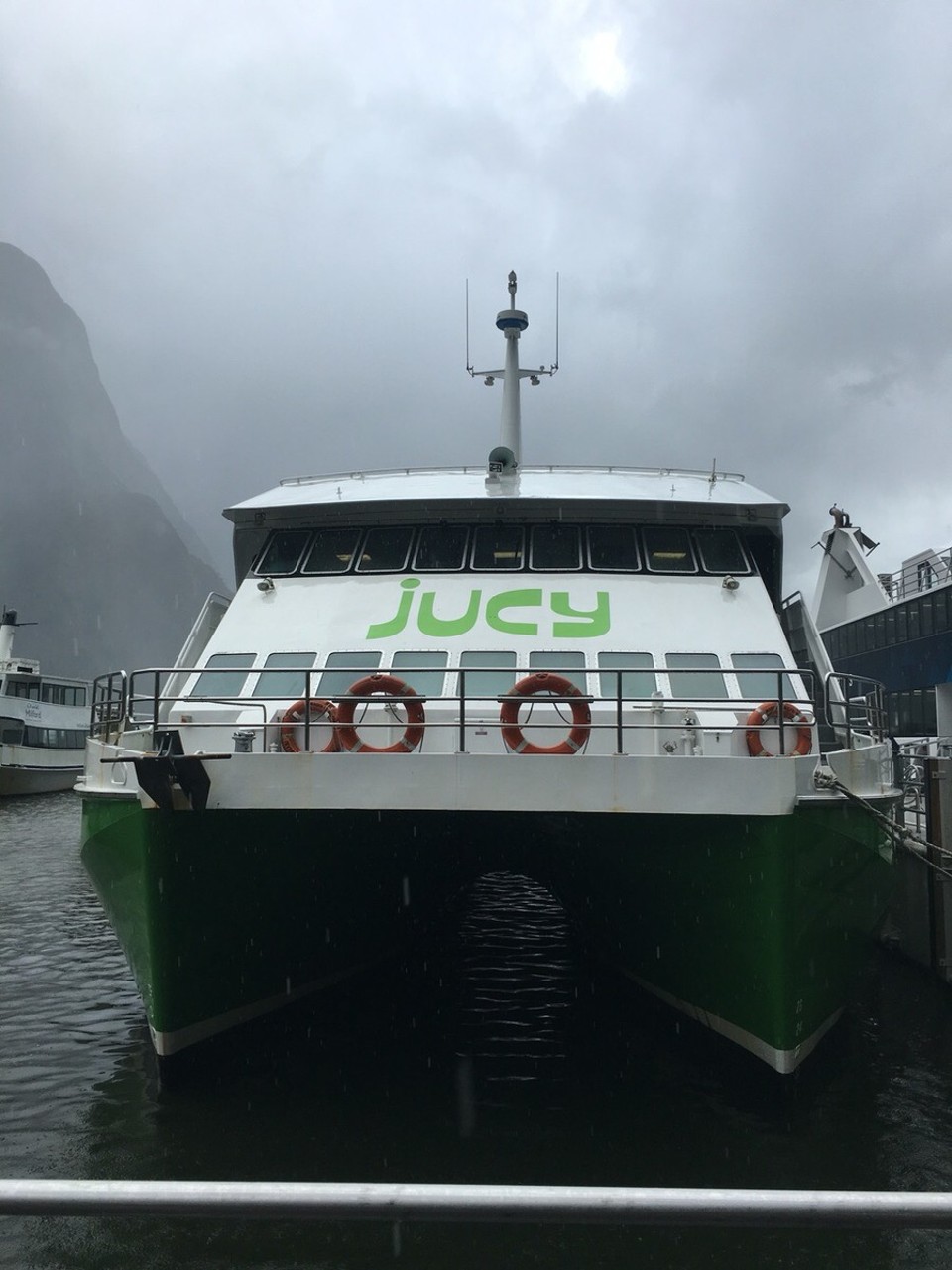 New Zealand - Milford Sound - Das ist unser Boot - ab jetzt werd ich nichts mehr kommentieren- lasst euch einfach ein wenig verzaubern :) 