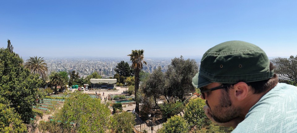 Chile - Santiago - View from San Cristobal