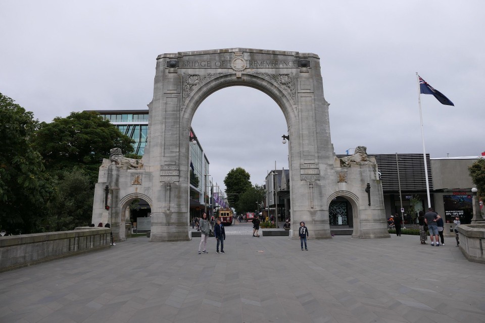 Neuseeland - Christchurch - Bride of Rememberance für die Opfer des ersten Weltkriegs