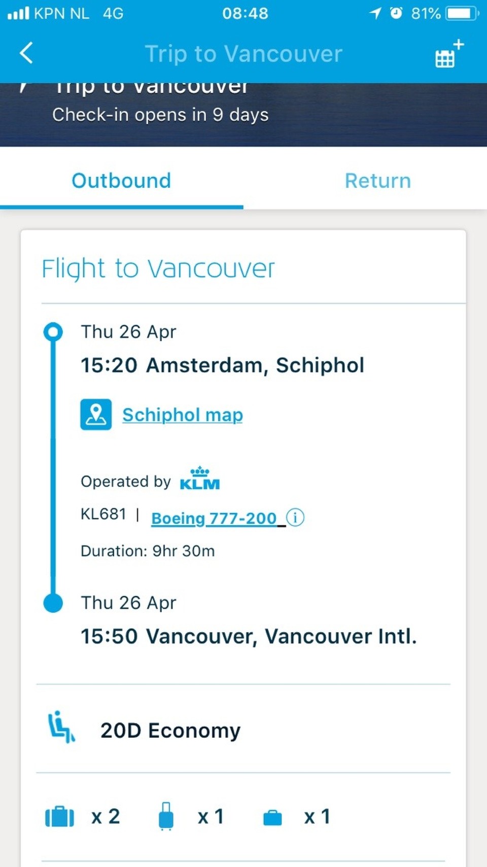 Netherlands - Schiphol - 