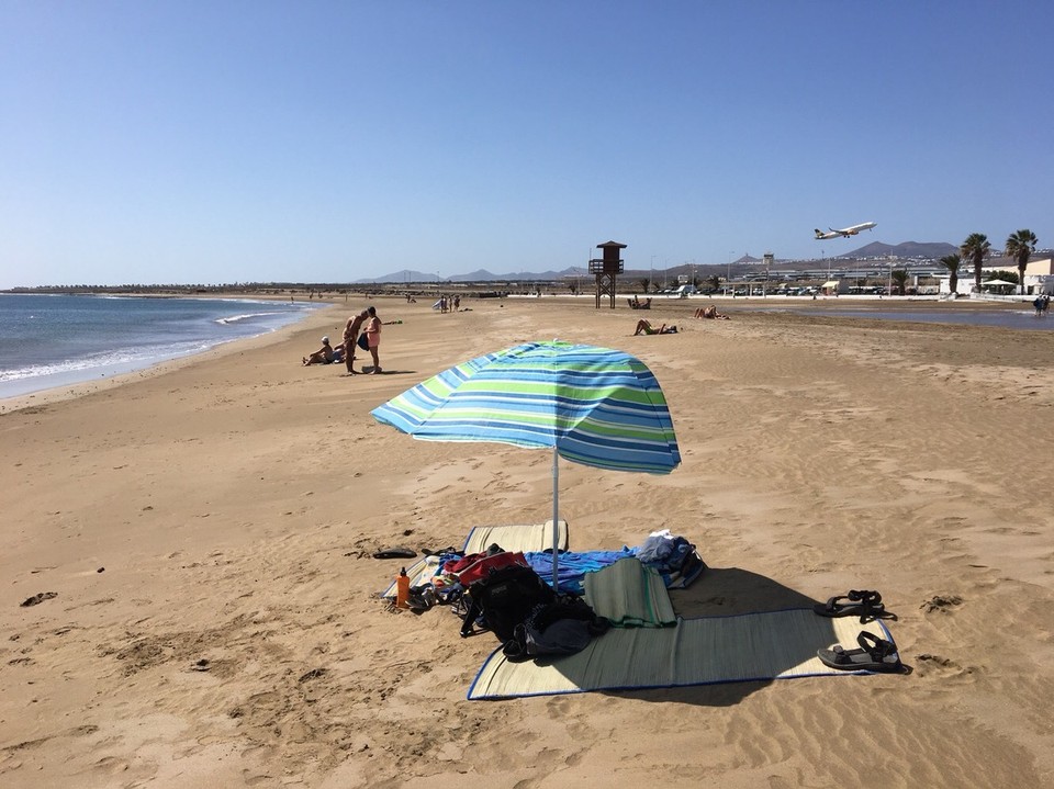 - Playa Honda - Airspotting war inklusive. 