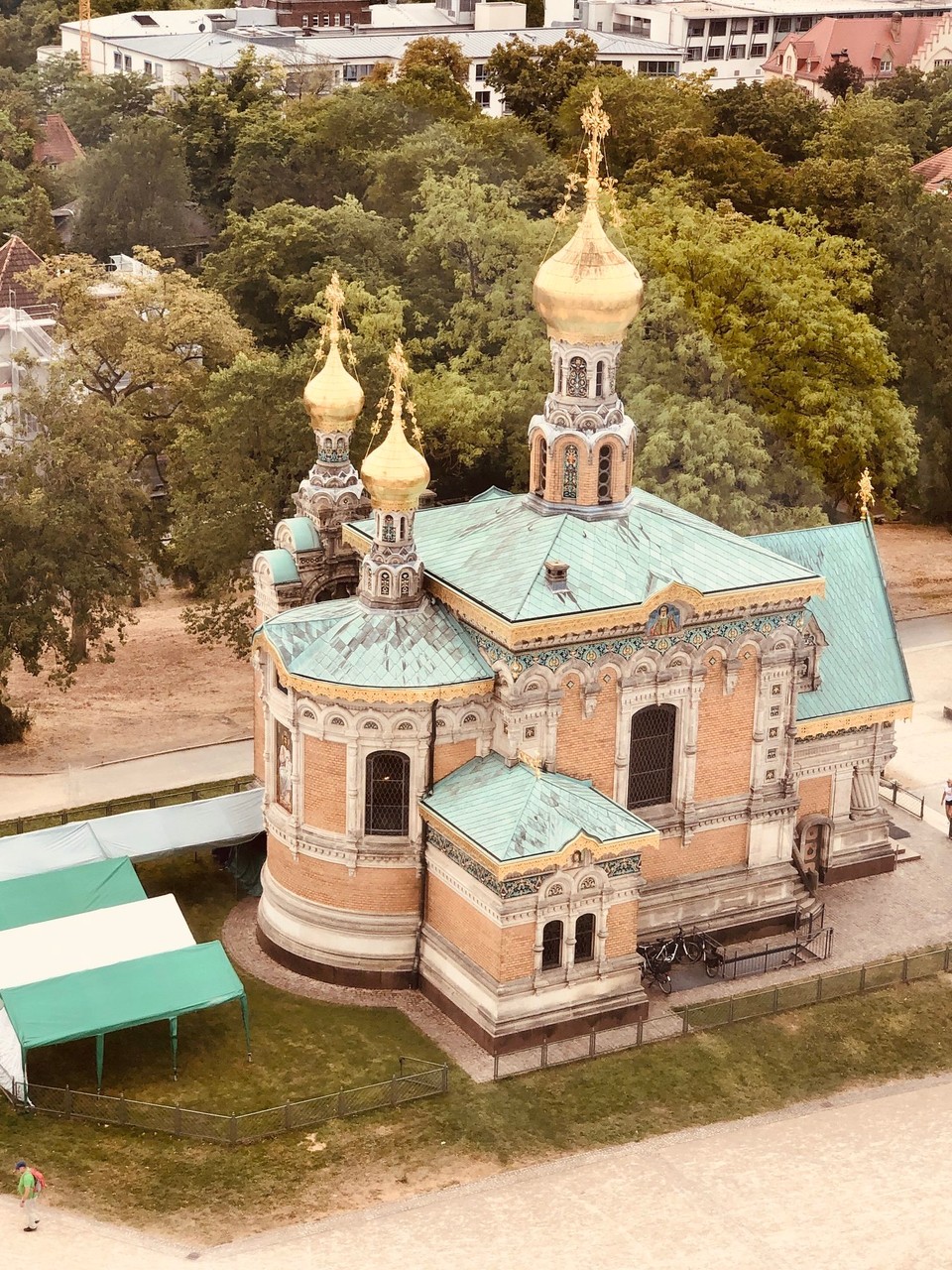 Deutschland - Darmstadt - Ausblick vom Hochzeitsturm
