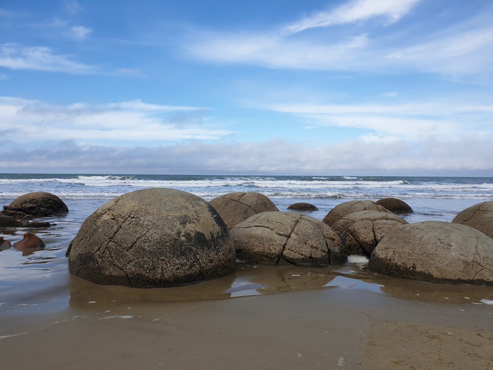 Neuseeland - Moeraki - Bolders
