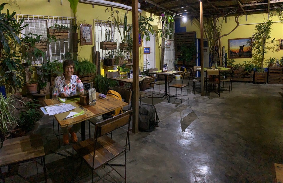 Cap-Vert - Mindelo - Souper au resto La Pergola
