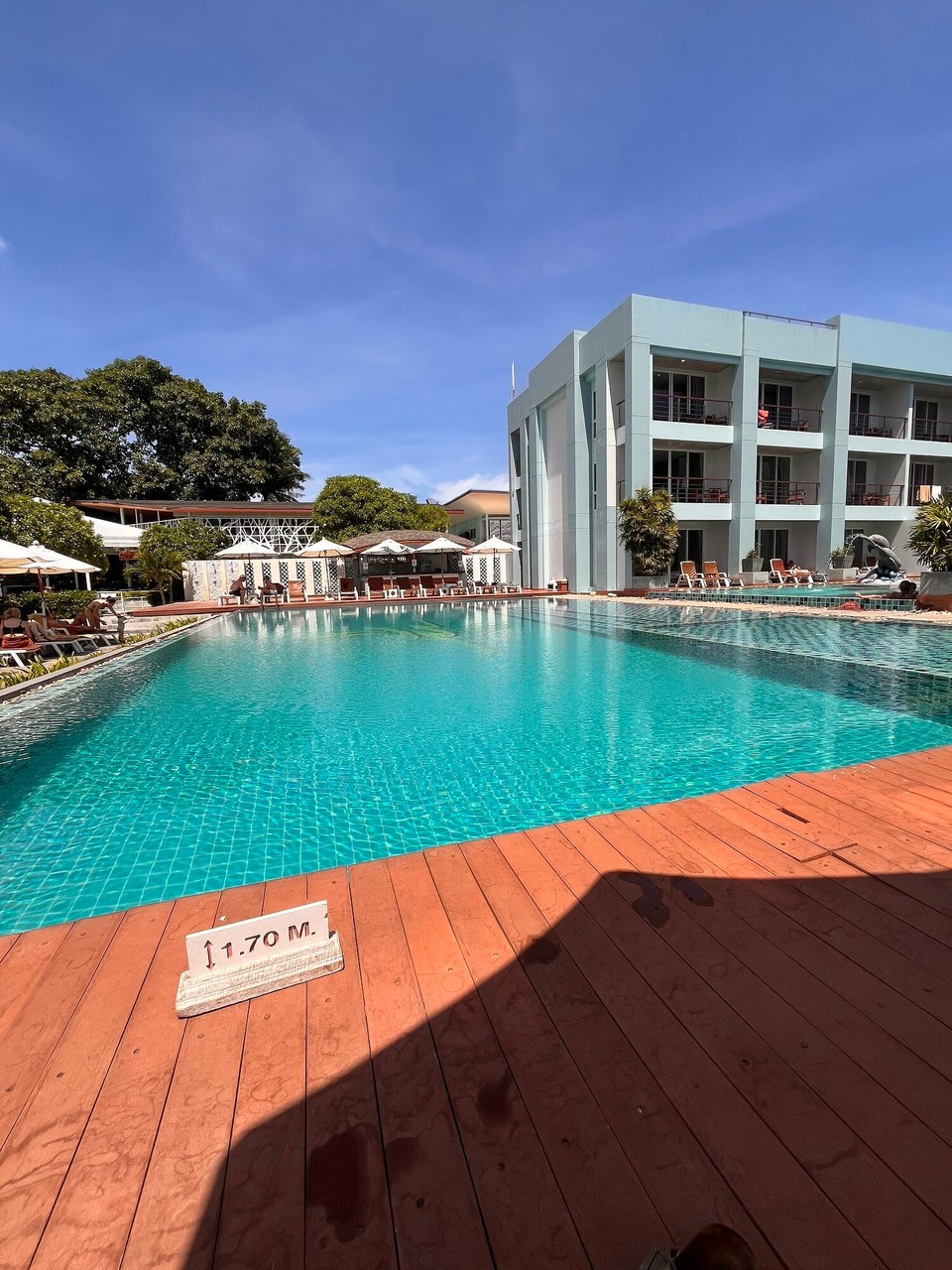 Thailand - Mueang Krabi - A needed relaxing day by the pool with the girls, Cade & Jacob 