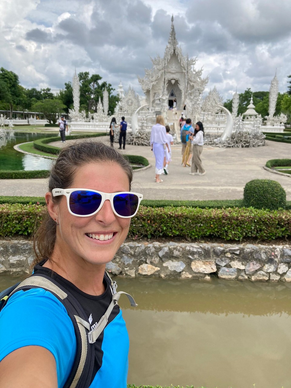 Thailand - Chiang Rai - Fahrradausflug zum weißen Tempel - Wat Rong Khun