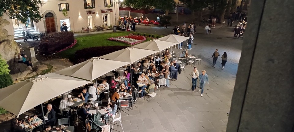 Italien - Lucca - Blick aus unserem Fenster
