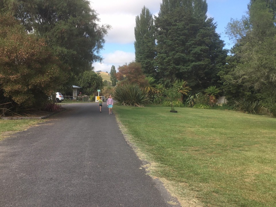 Neuseeland - Turangi - Kurz vor der Abfahrt im Taumarunui Holiday Park.