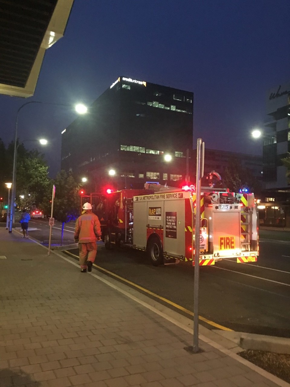 Australien - Adelaide - Feueralarm in unserem Wohnblock