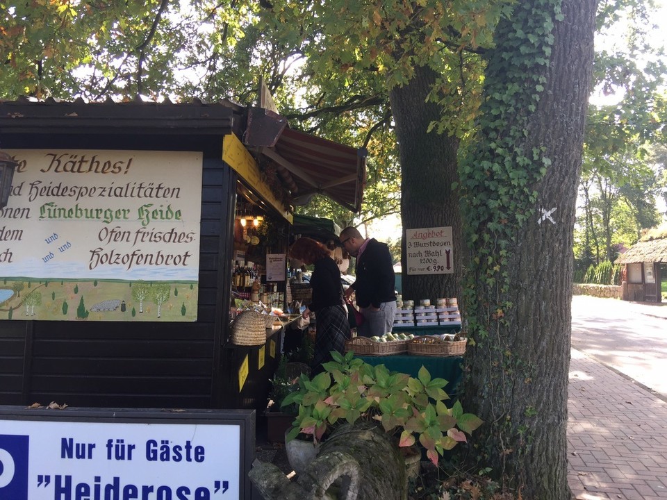 Germany - Buchholz in der Nordheide - Undeloh Street Stalls of local produce and crafts 