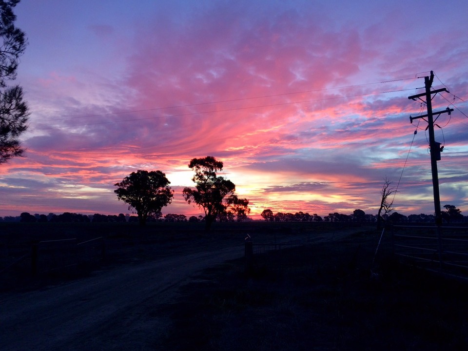  - Australia, Finley 2713 - Evening sky. 