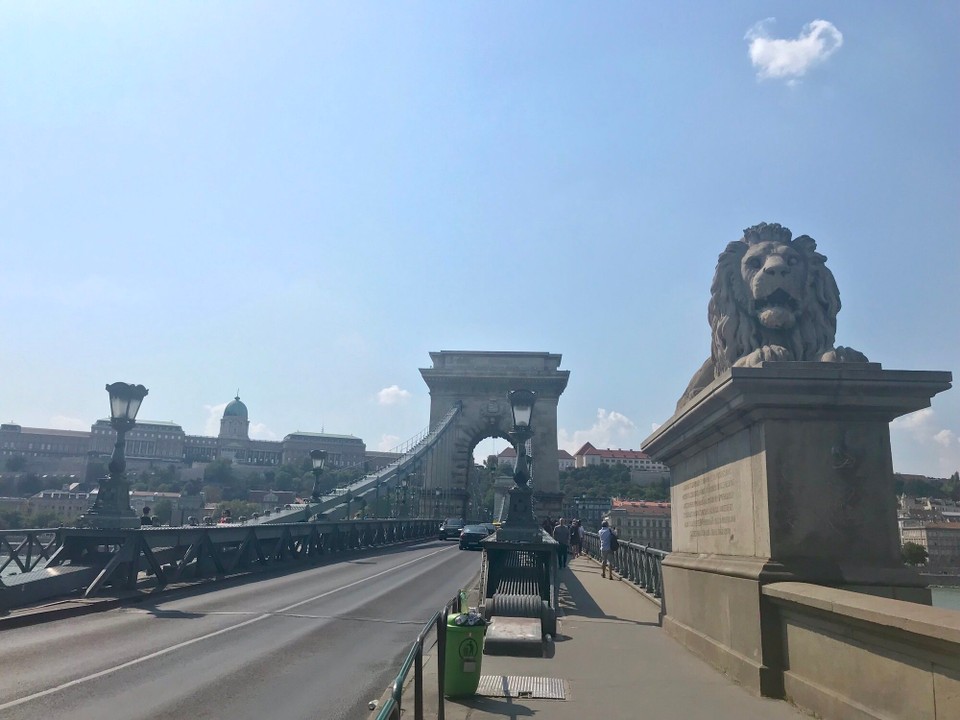 Ungarn - Budapest V. kerület - Kettenbrücke 