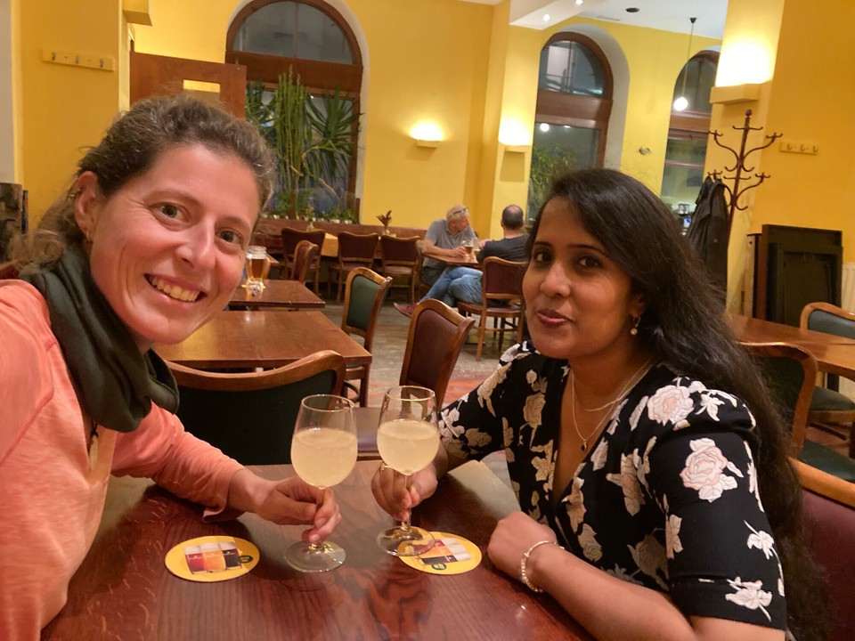 Österreich - Wien - Abend gemütlich mit Lanvinda (Indien/ Irland) und ein bisschen Sturm ausklingen lassen 🤭