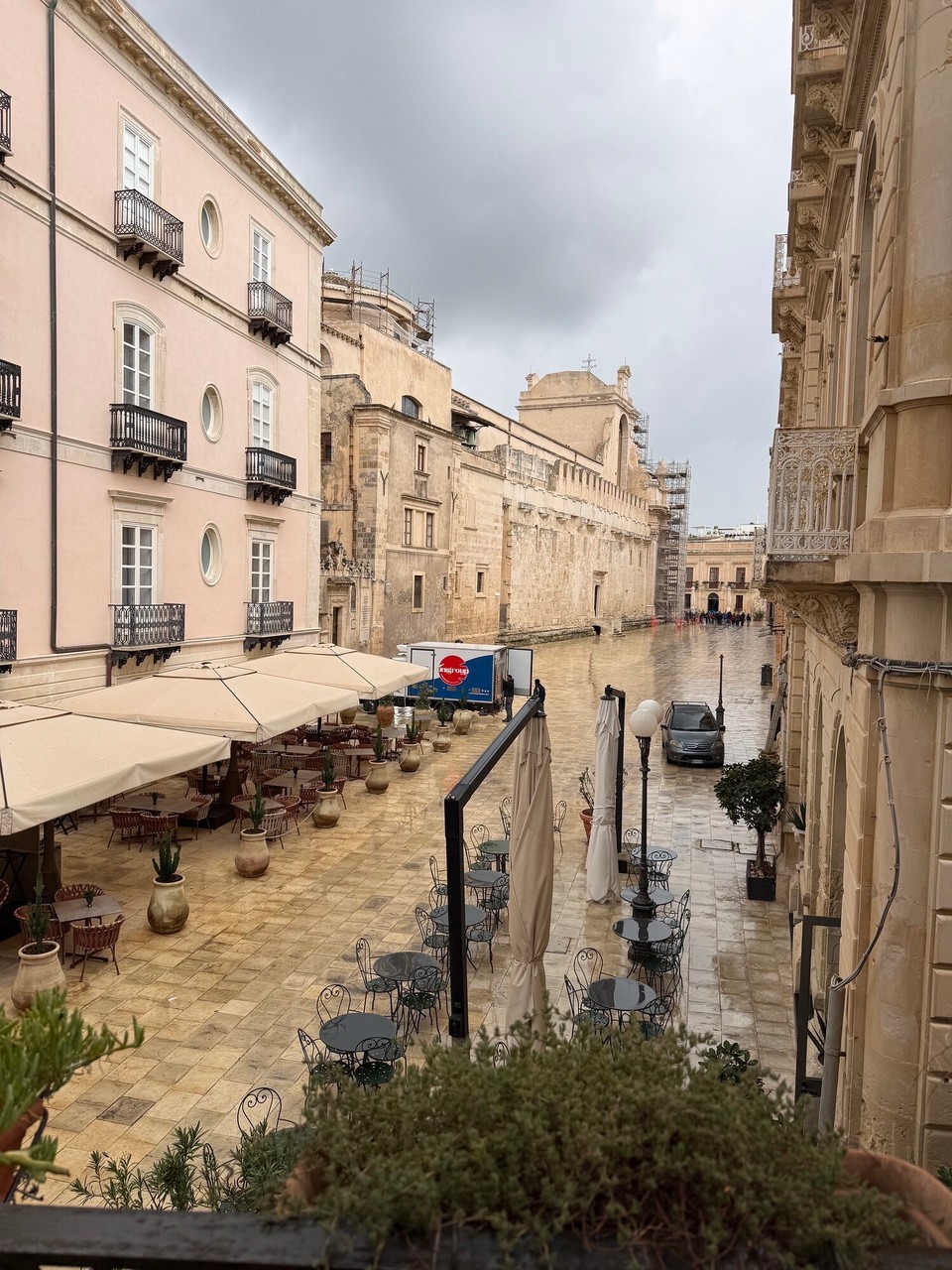 Italien - Ragusa - Es regnet …