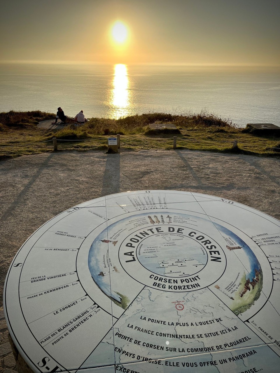 Frankreich - Plouarzel - La Pointe de Corsen, der westlichste Punkt von Kontinental-Frankreichp