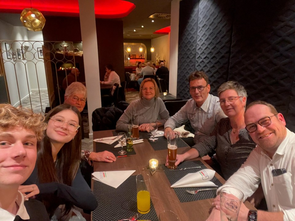 Deutschland - Steinheim - Abends lecker gegessen im Da Getano. Die Bude war gerammelt voll und das Essen ließ lange auf sich warten. Es hat sich aber gelohnt - Italienisch vom Feinsten.
