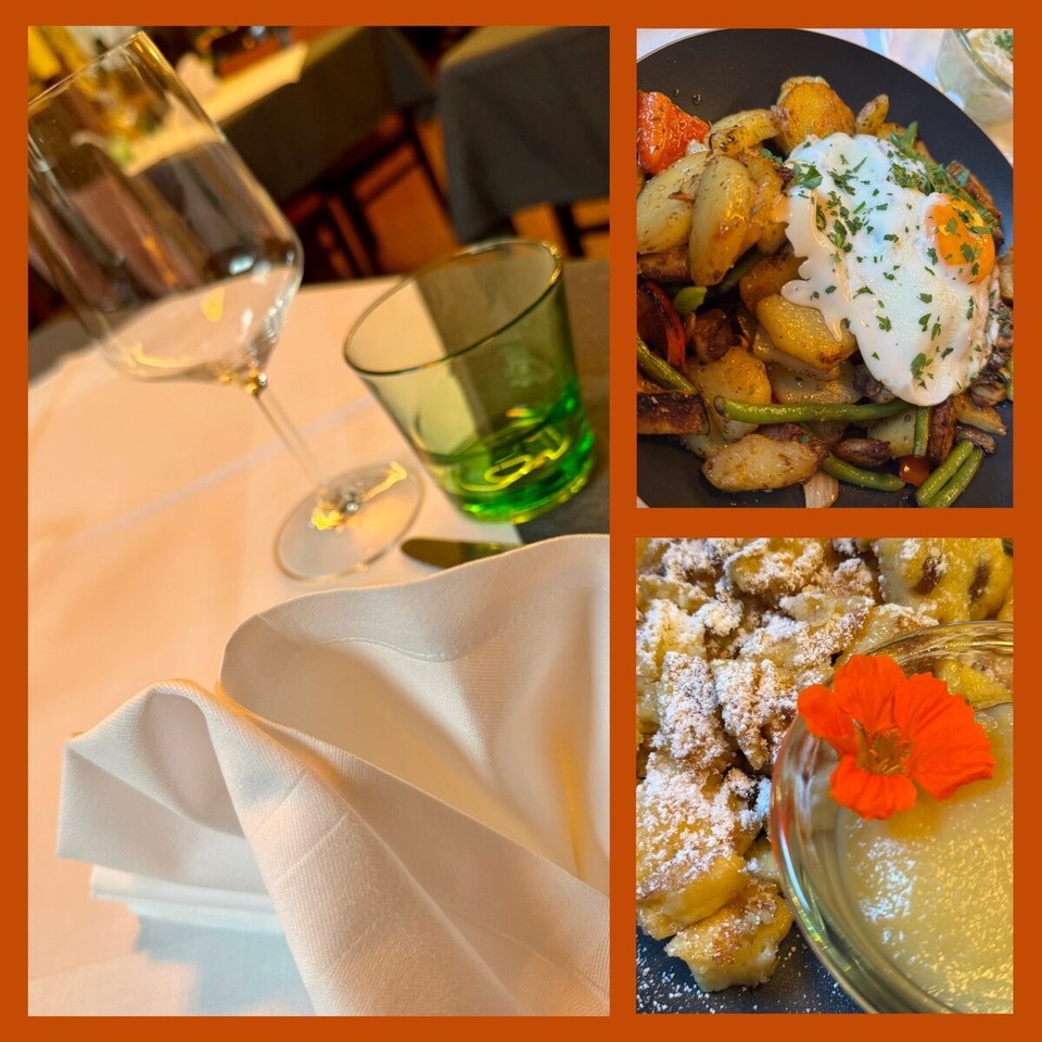 Österreich - Steinach am Brenner - Lecker! Und üppig. 

Rustikales Ambiente mit zauberhaft freundlicher Bedienung. :0)