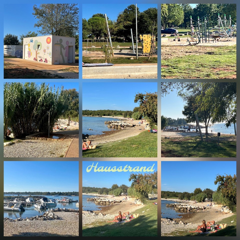 Slowenien - Koper - Hausstrand bei Porec