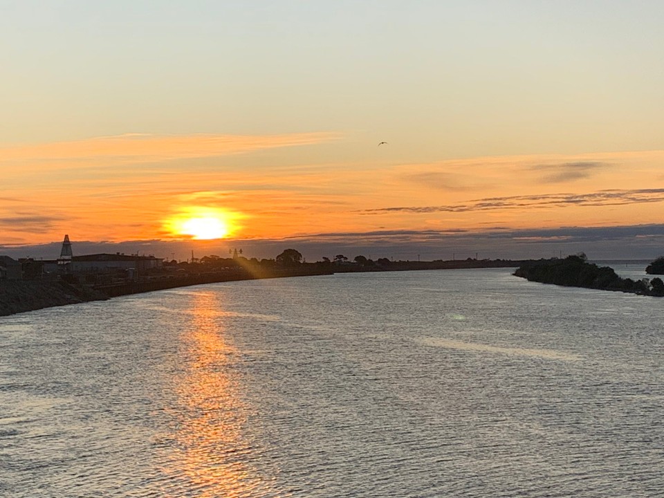 Neuseeland - Greymouth - Sonnenuntergang in Greymouth 