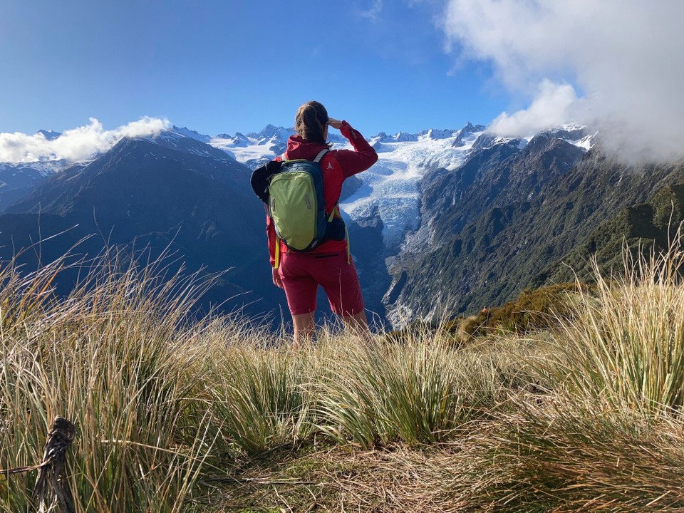 Neuseeland - Westland National Park - Blick auf den Franz Josef Gletscher von Alex Knob (1303m) aus