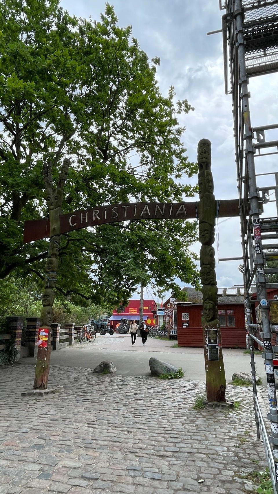 Dänemark - Kopenhagen - Freistadt Christiania - alternative Wohnsiedlung seit 1971