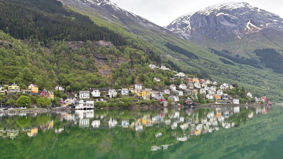 Norwegen - Mauranger - Kurzer Stopp in Odda (keine wirklich schöne Stadt)