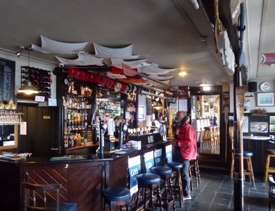 Ireland - Crosshaven - Continuing our pub crawl / pilgrimage.  The Oar on the front at Crosshaven. Hard to imagine this will be packed in a few weeks time during Cork Week.