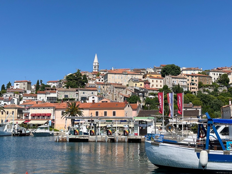 Kroatien - Vrsar - Blick auf die Altstadt