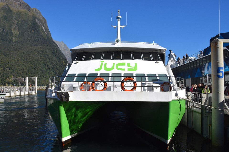 Neuseeland - Milford Sound - Unser Boot