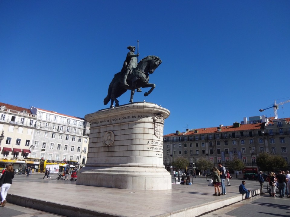 Portugal - Lissabon - Die Gewinner SITZEN IMMER AUF DEN PFERD