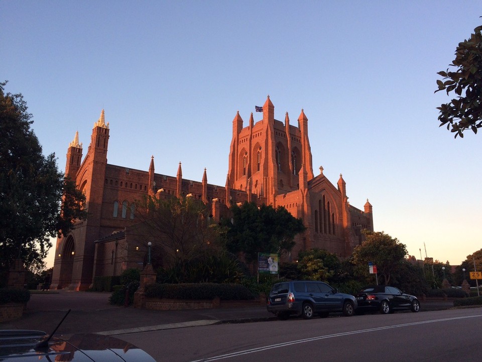 Australia - Newcastle - Very, very big church. 