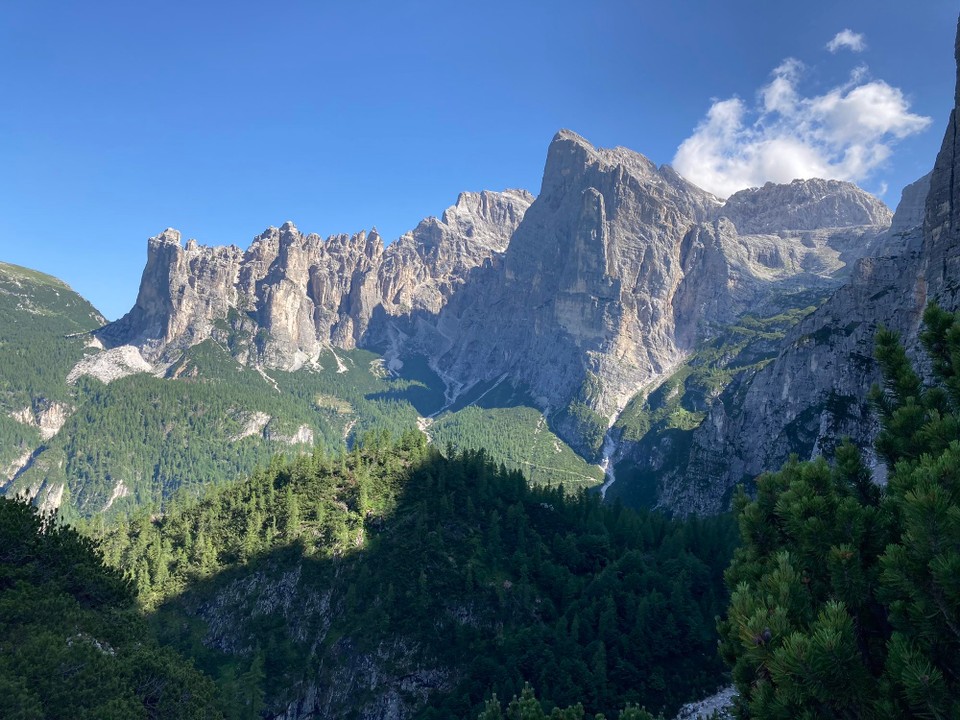 Italien - Agordo - Blick zurück 