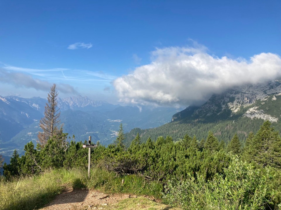 Italien - Alleghe - Berge, Himmel, Wolken 