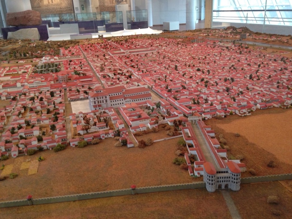 Deutschland - Trier - View of the City at Roman Centuries
