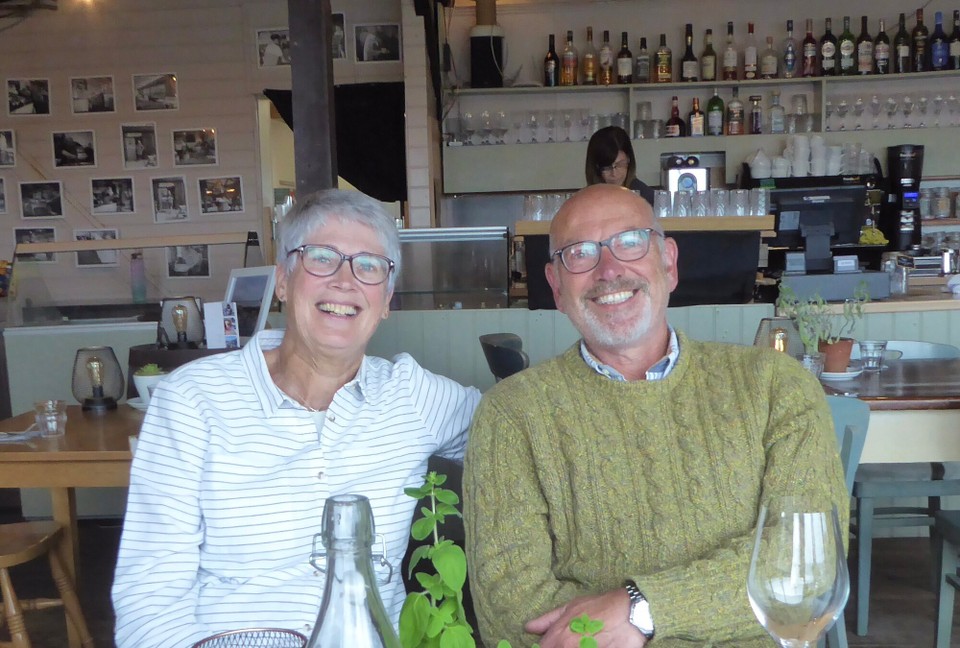 United Kingdom - Southwold - Our evening was spent in Le Roc enjoying a fish platter and glass of wine to celebrate our return. 