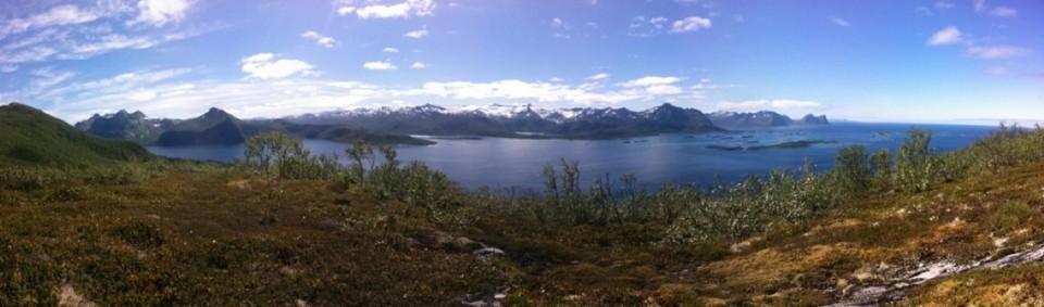 Norway - Husfjellet - Aussicht beim Aufstieg