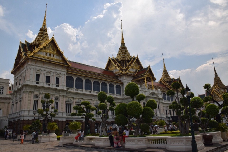 Thailand - Bangkok - Hab dem Gärtner schon Bescheid gesagt wo er vorbeikommen soll.