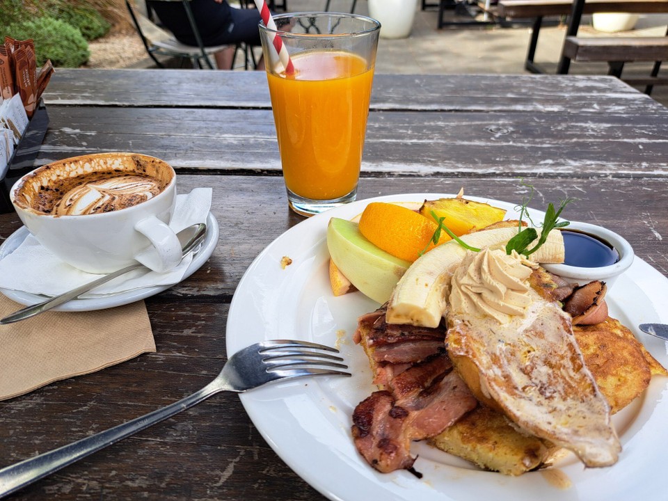 Neuseeland - Hanmer Springs - Wieder mal ein abwechslungsreiches  Frühstück 😊