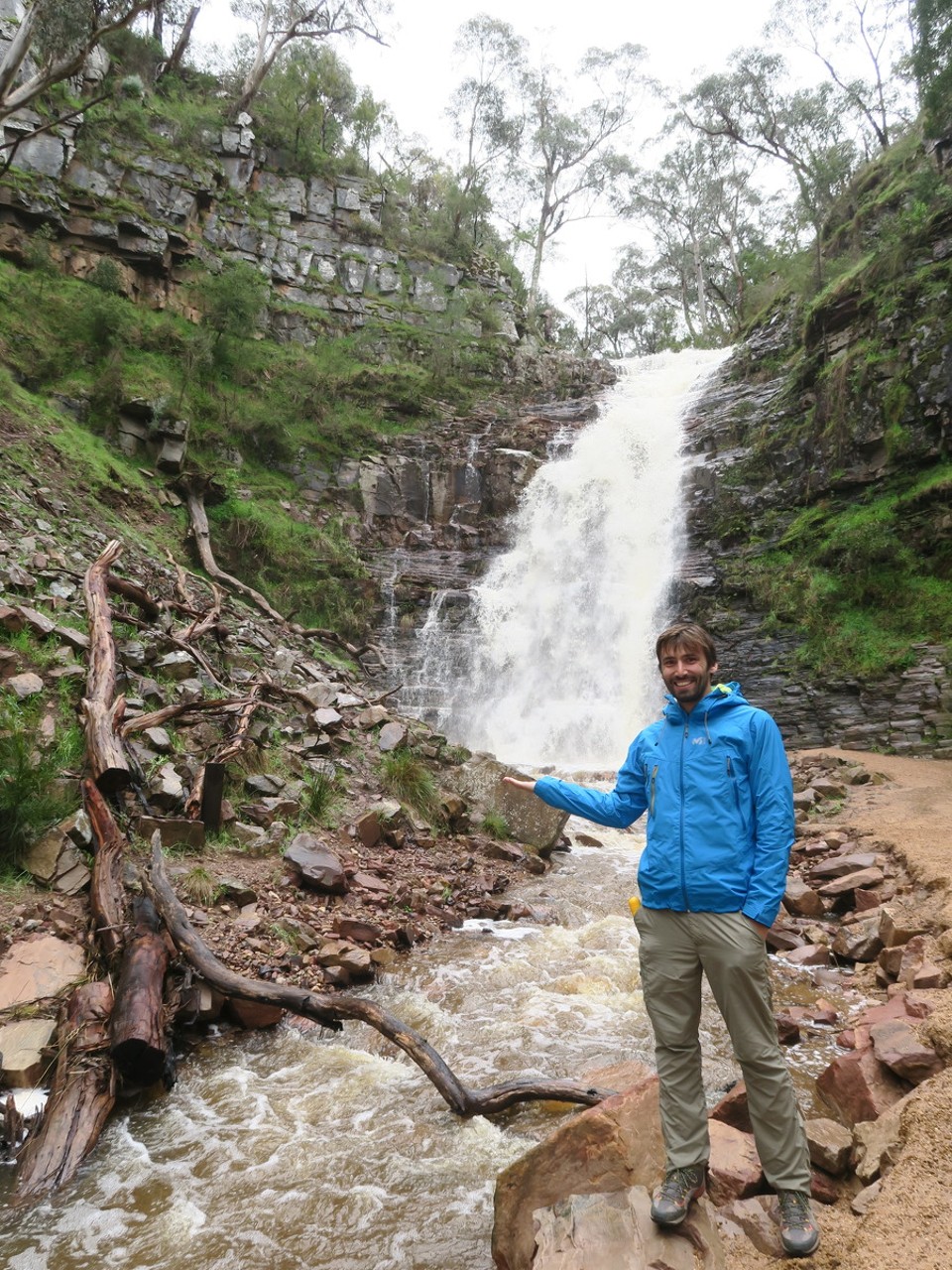 Australia - Grampians - Silverband falls... En crue !